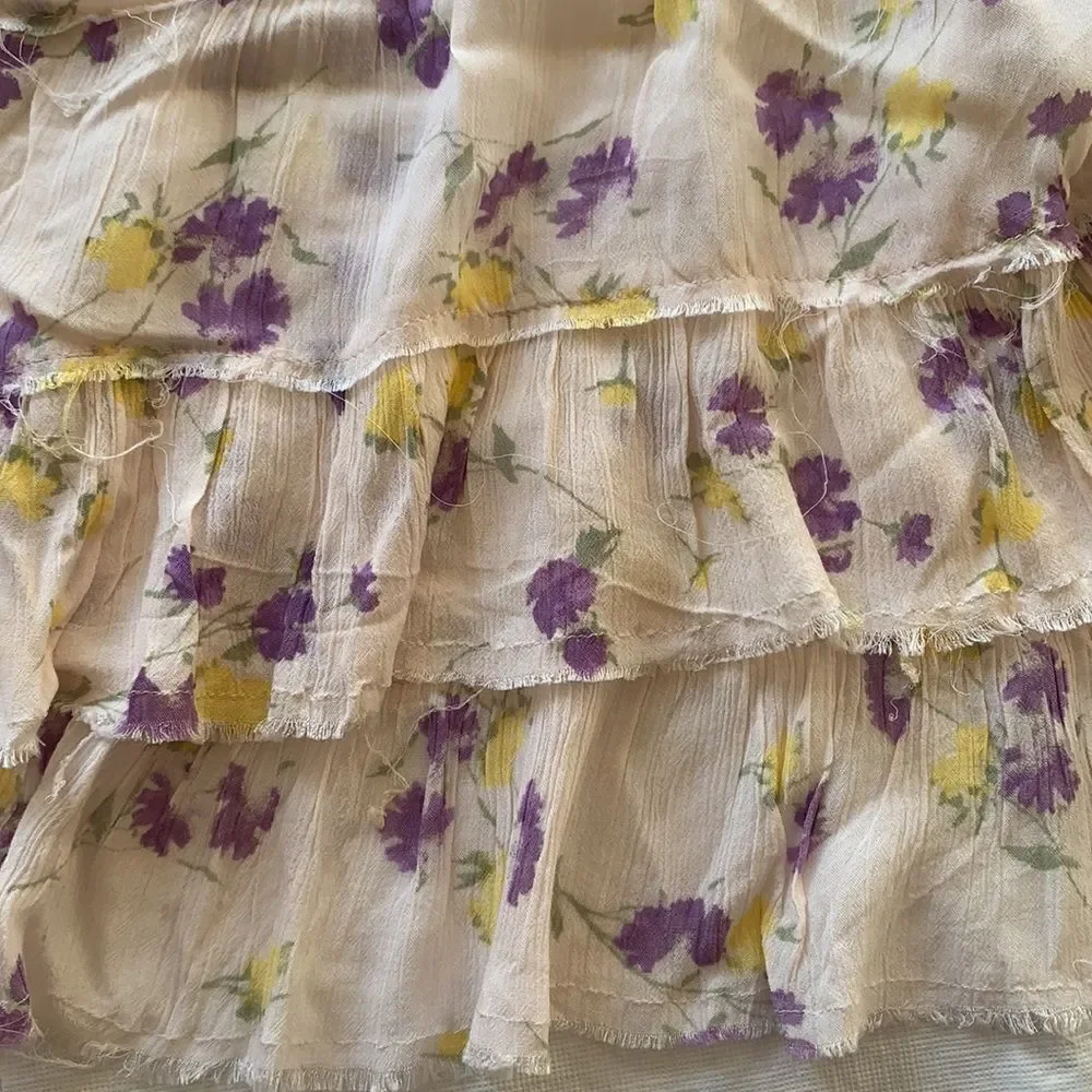 Free People Ruffle Tank
